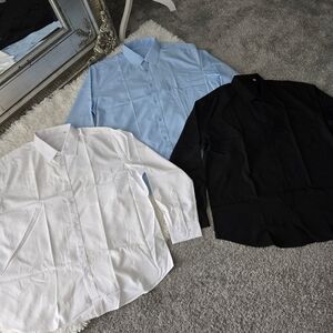 Luxury Collection Casual Long Sleeve Button Down Shirts. Bundle of 3. Size 2XL.